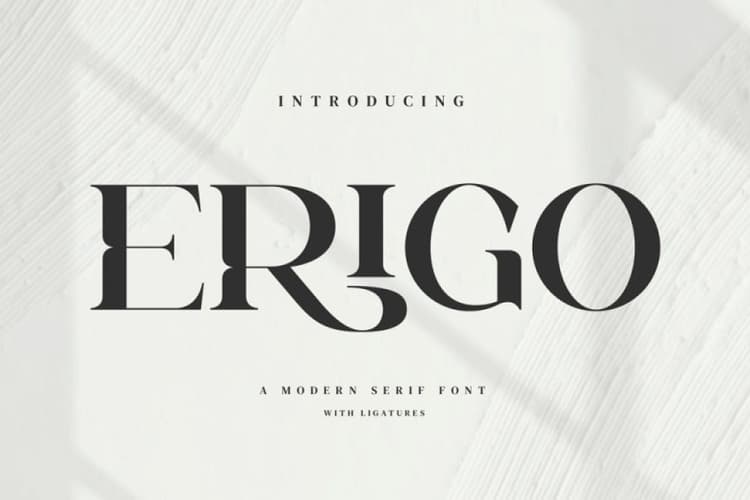 Erigo Serif Font