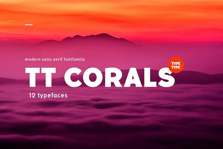 TT Corals Font Family