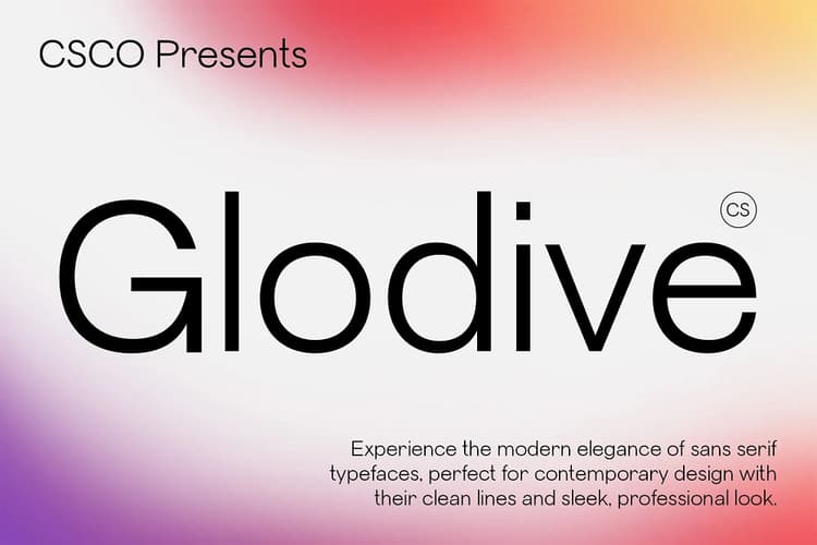CS Glodive Font
