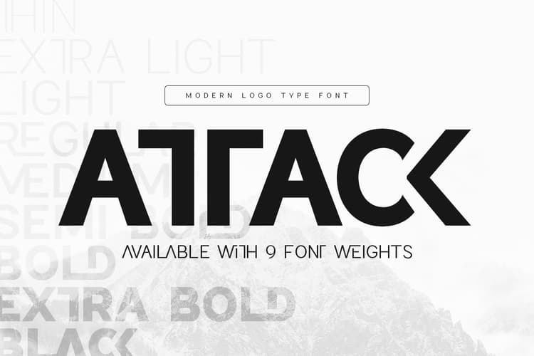 Attack Font