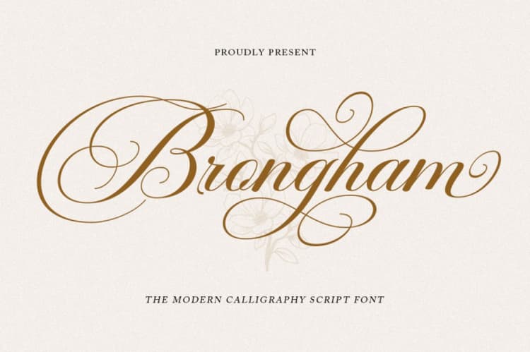 Brongham Font