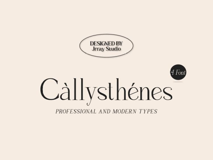 Callysthenes Font Family