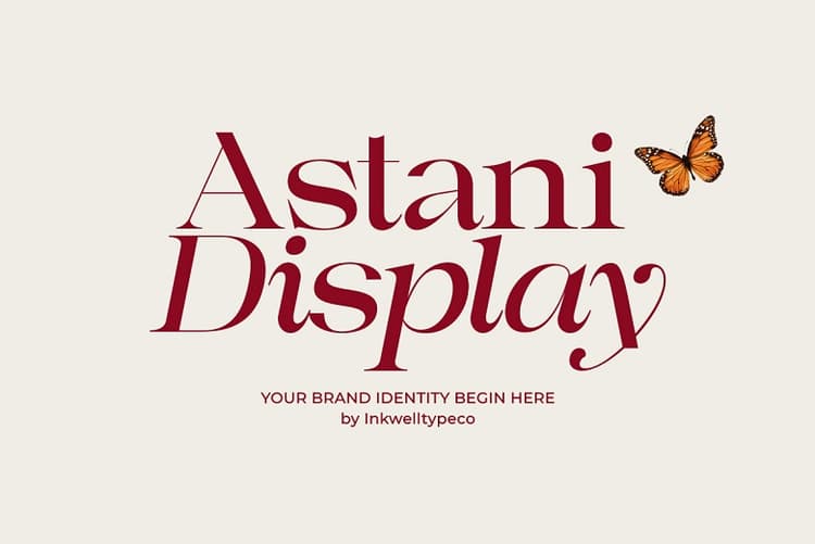 Astani Display Font