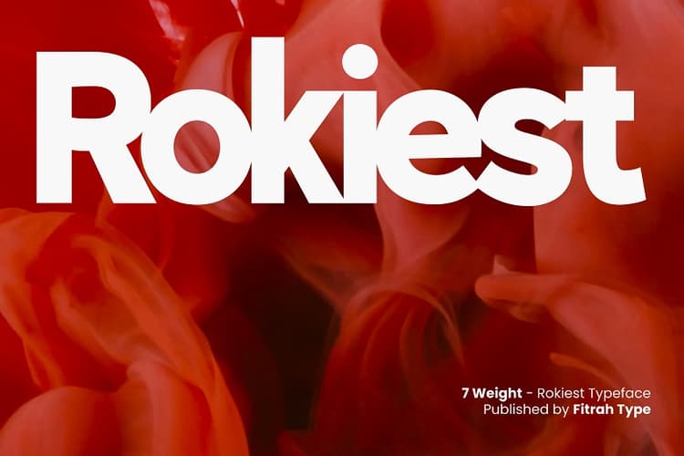 Rokiest Font Family