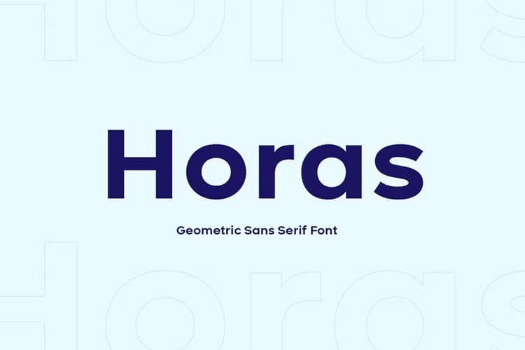 Horas Font Family