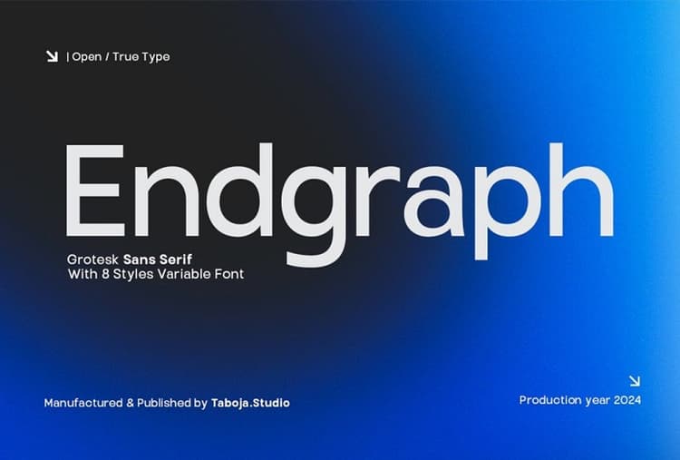 TBJ Endgraph Font Family