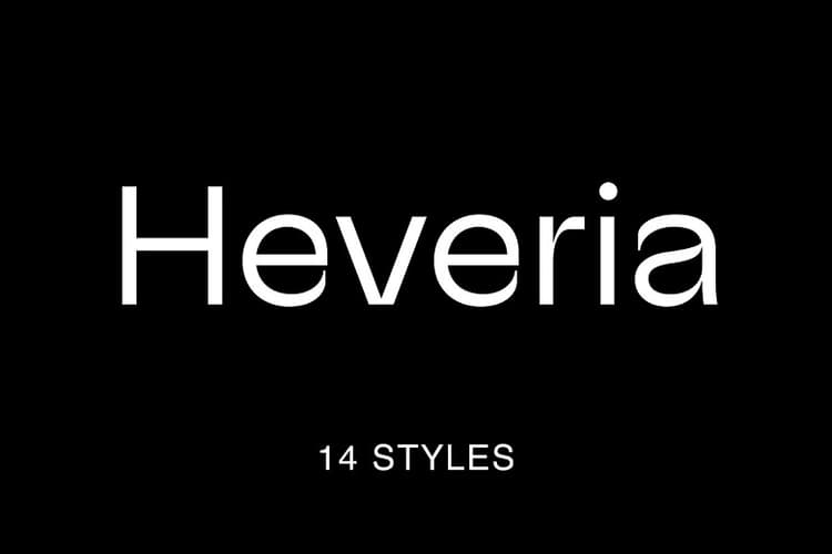 Heveria Font Family