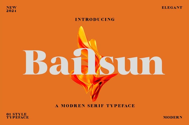 Bailsun Font