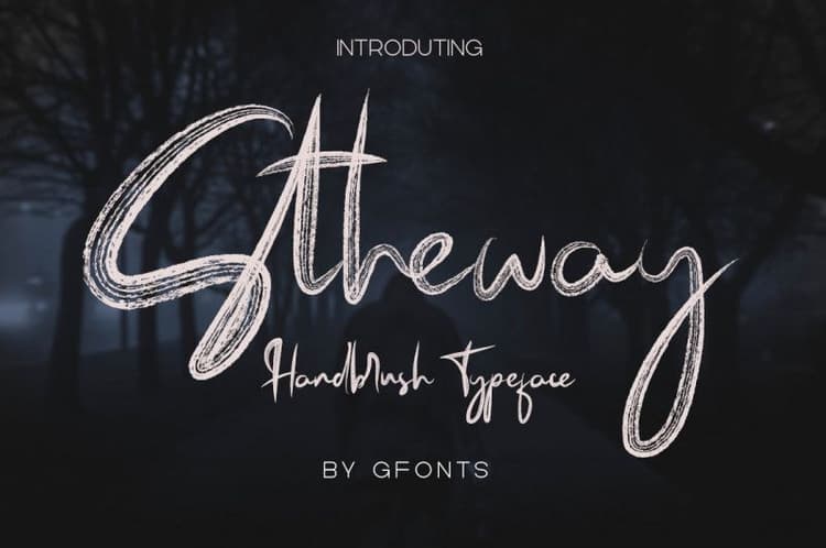 Stheway Brush Font