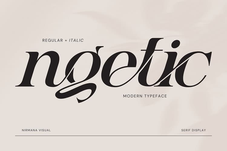 Ngetic Font
