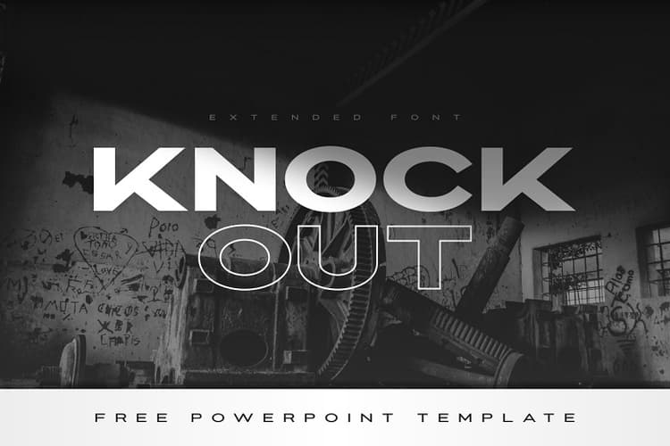 Knockout Font