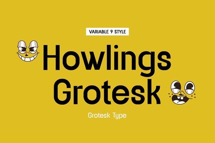 Howlings Grotesk Font Family