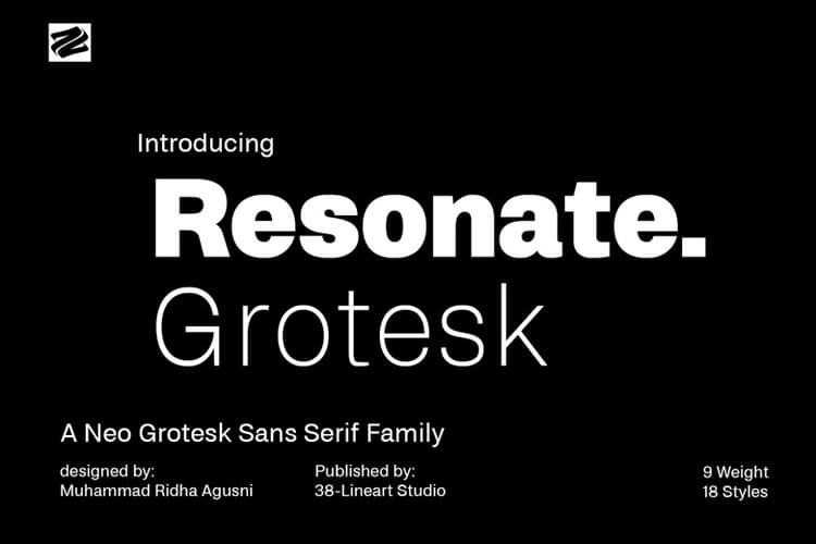 Resonate Grotesk Font