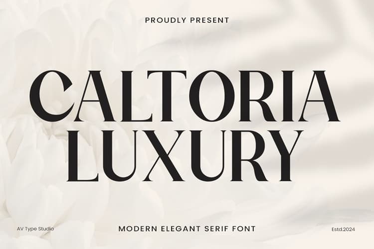 Caltoria Luxury Font