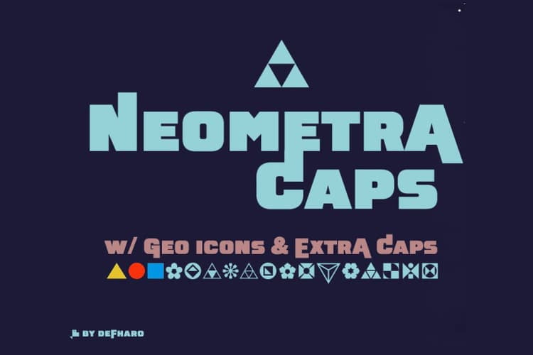 Neometra Caps Font