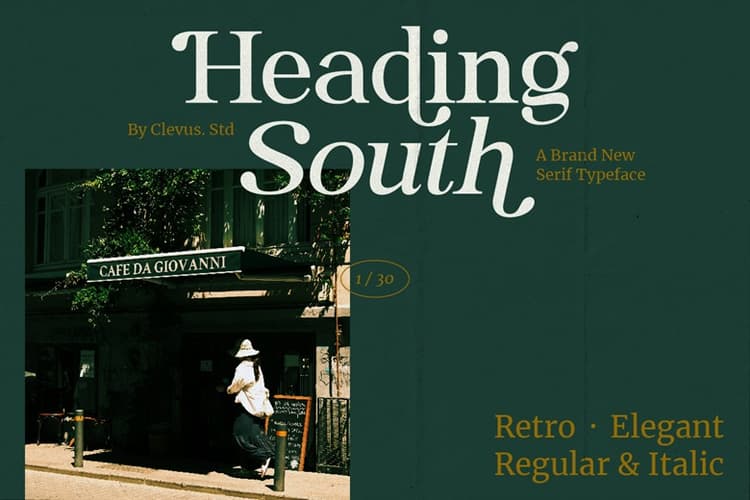 Heading South Font