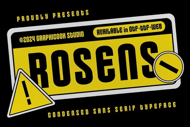 Rosens Font