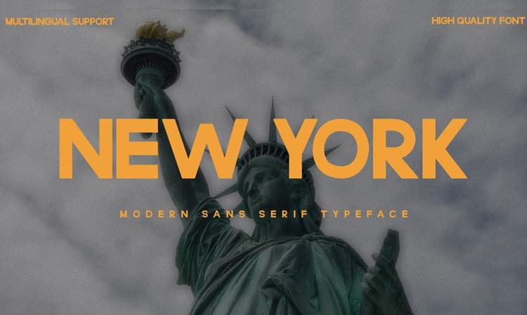 New York Font