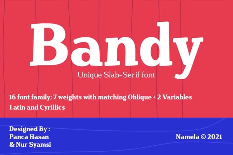 Bandy Font