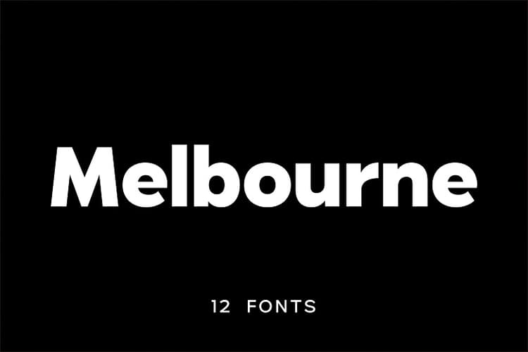 Melbourne Font Family
