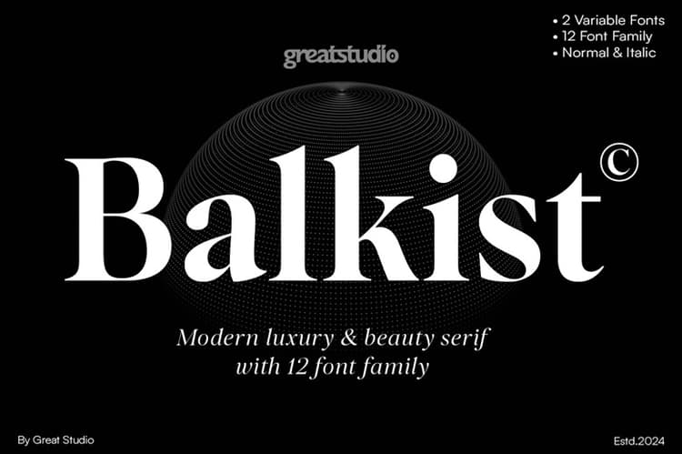 Balkist Font Family