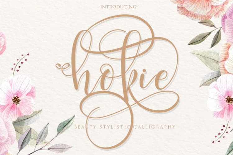 Hokie Calligraphy Font