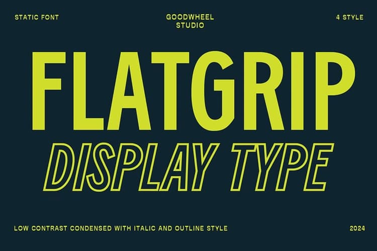 GW Flatgrip Font