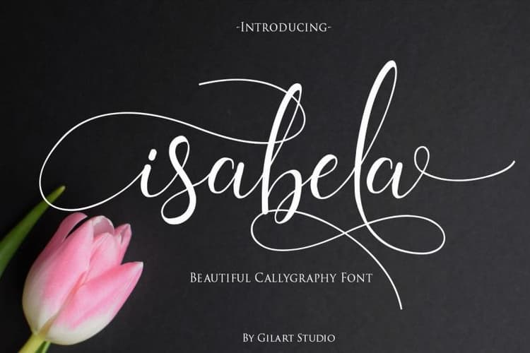 Isabela Calligraphy Font