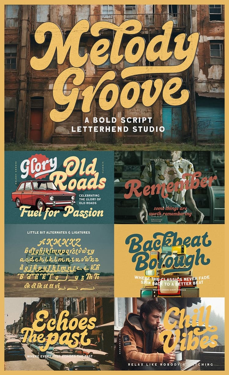 Melody Groove Font