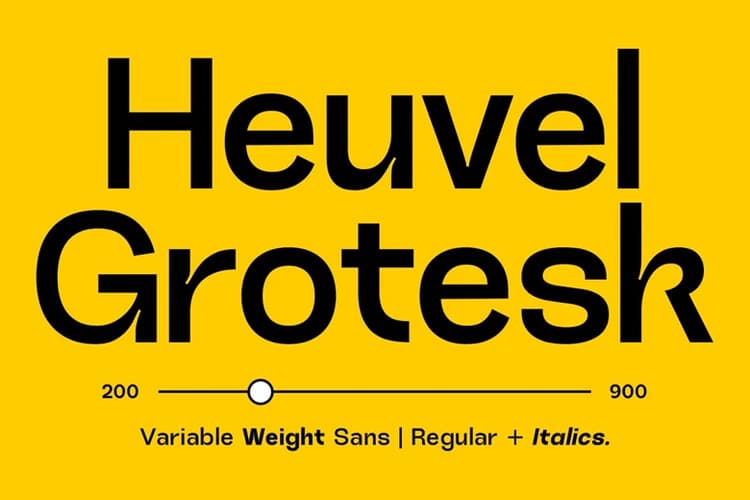 Heuvel Grotesk Font Family