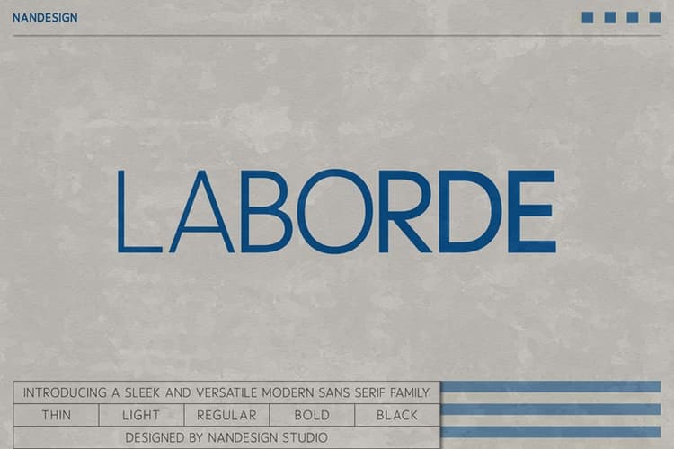 Laborde Font Family
