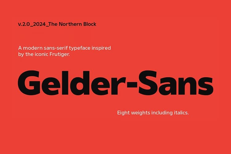 Gelder Sans Font Family