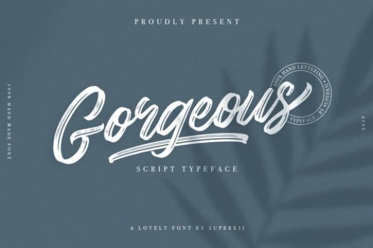 Gorgeous Script Typeface