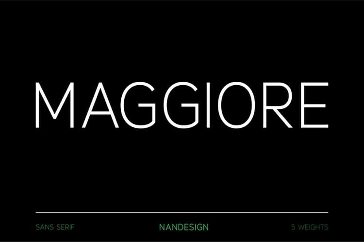 Maggiore Font Family