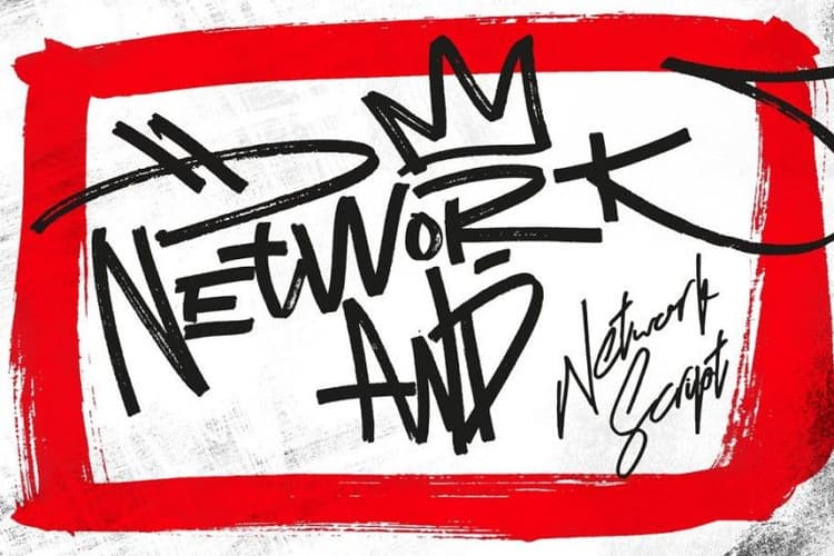 Network Script Font