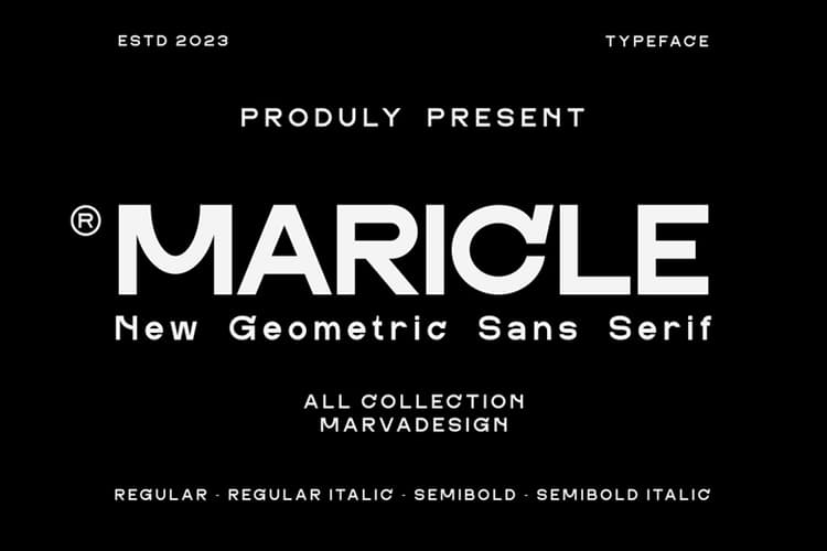Maricle Font Family