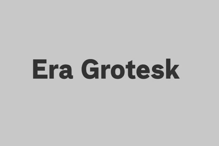 Era Grotesk Font Family