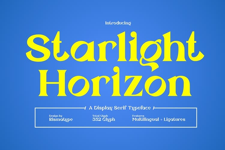 Starlight Horizon Font