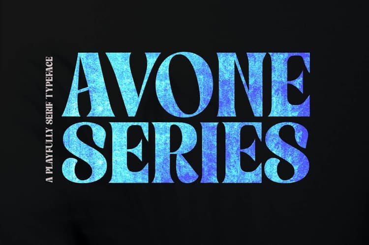 Avone Series Font