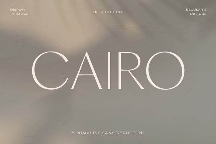 Cairo Font