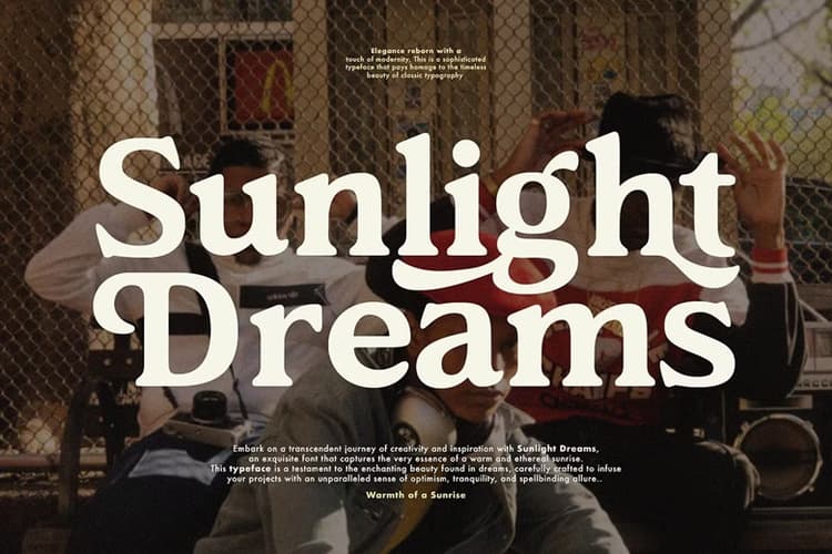 Sunlight Dreams Font
