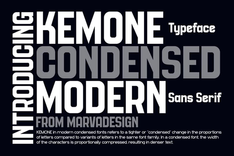 Kemone Font