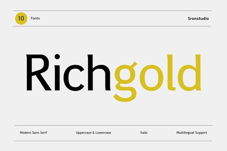Richgold Font Family