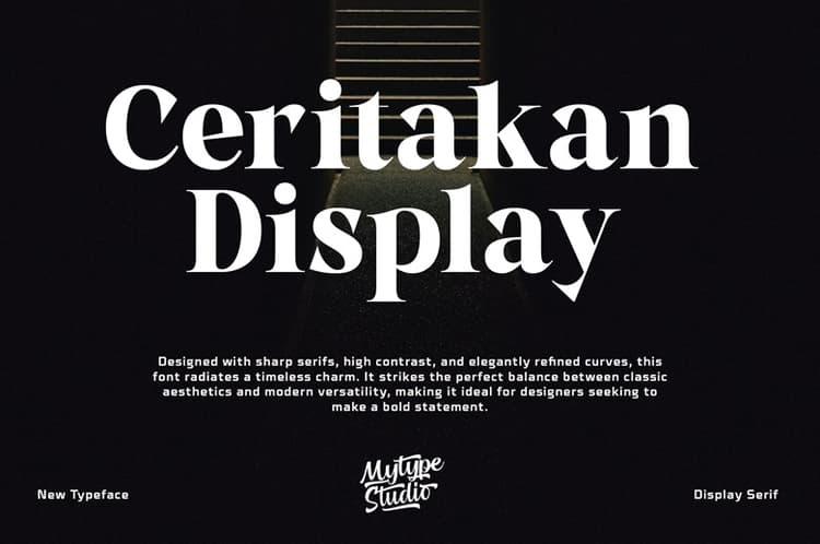 Ceritakan Display Font