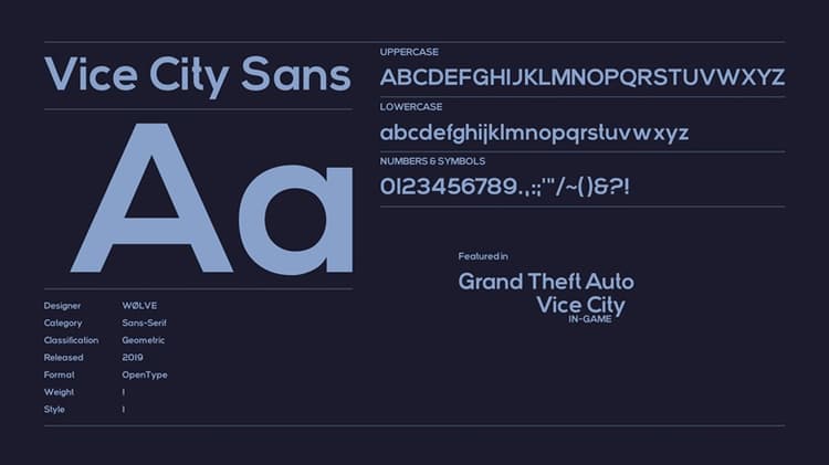 GT Vice City Sans Font Family