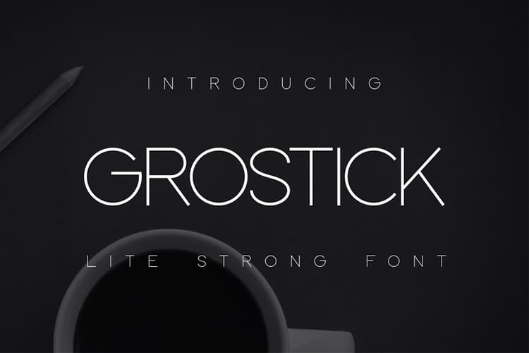 Grostick Font