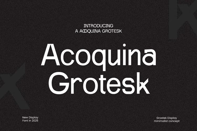 Acoquina Grotesk Font