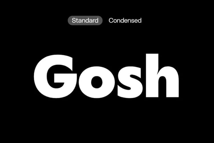 Gosh Font Family