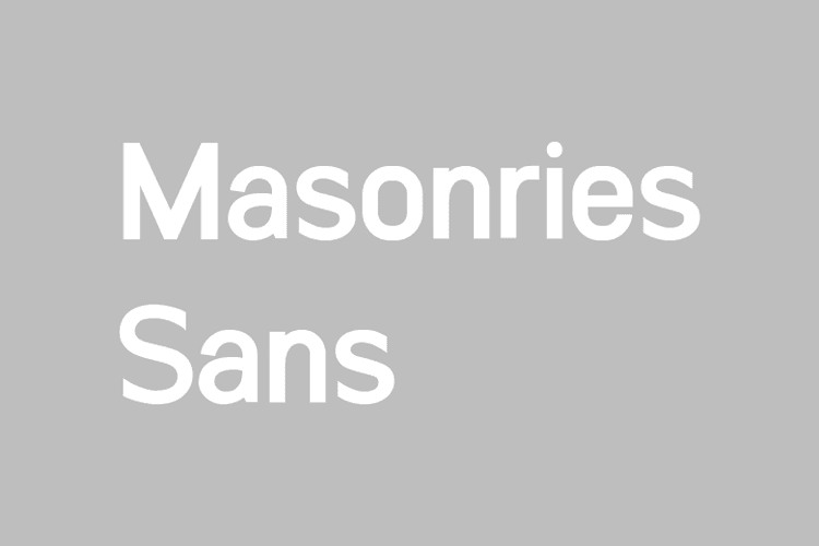 Masonries Sans Font Family