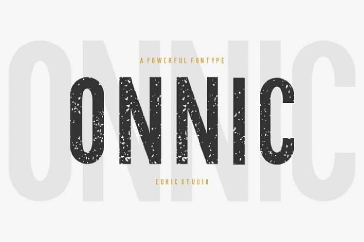 ONNIC Display Font